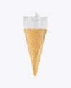 Ice Cream Cone Mockup