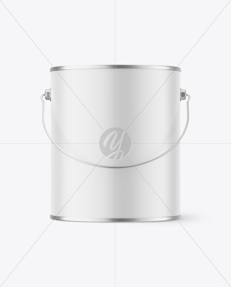 Matte Paint Bucket Mockup