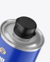 Olive Oil Tin Can w/ Matte Finish Mockup