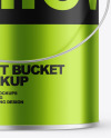 Metallic Paint Bucket Mockup