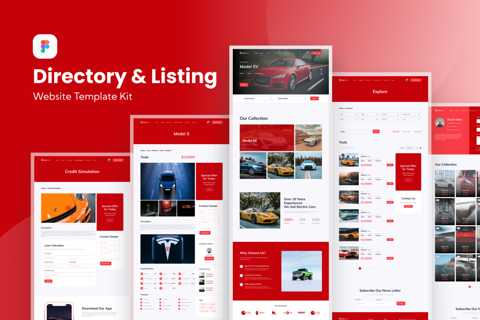 Directory &amp; Listing Web Template