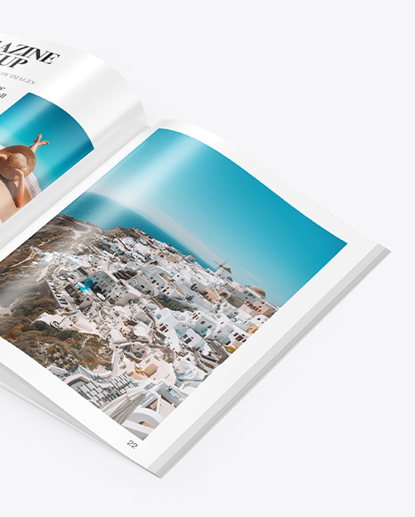 Glossy Magazine Mockup