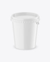 Glossy Plastic Cup Mockup