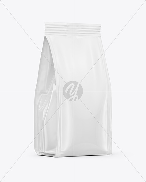 Food Bag Mockup - Half Side View