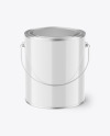 Glossy Paint Bucket Mockup