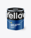 Matte Paint Bucket Mockup