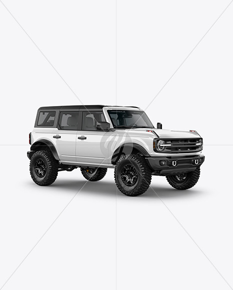 Off-Road SUV Mockup - Half Side View