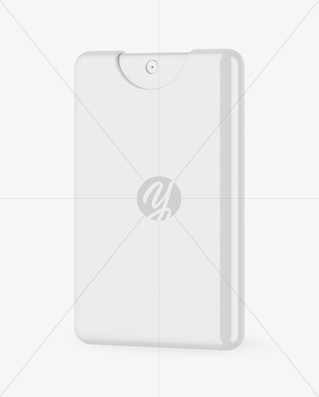 Glossy Card Spray Bottle Mockup Glossy Card Spray Bottle Mockup