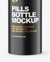 Matte Plastic Pills Bottle Mockup