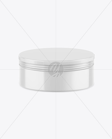 Glossy Cosmetic Jar Mockup