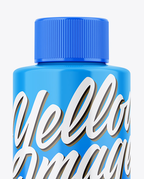 Glossy Bottle Mockup