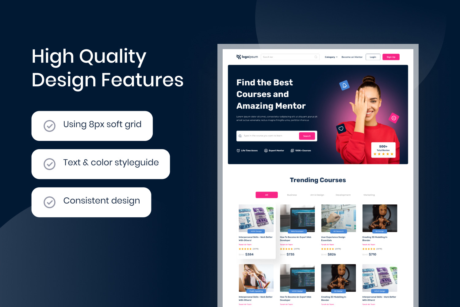 Education Website Template Kit Education Website Template Kit