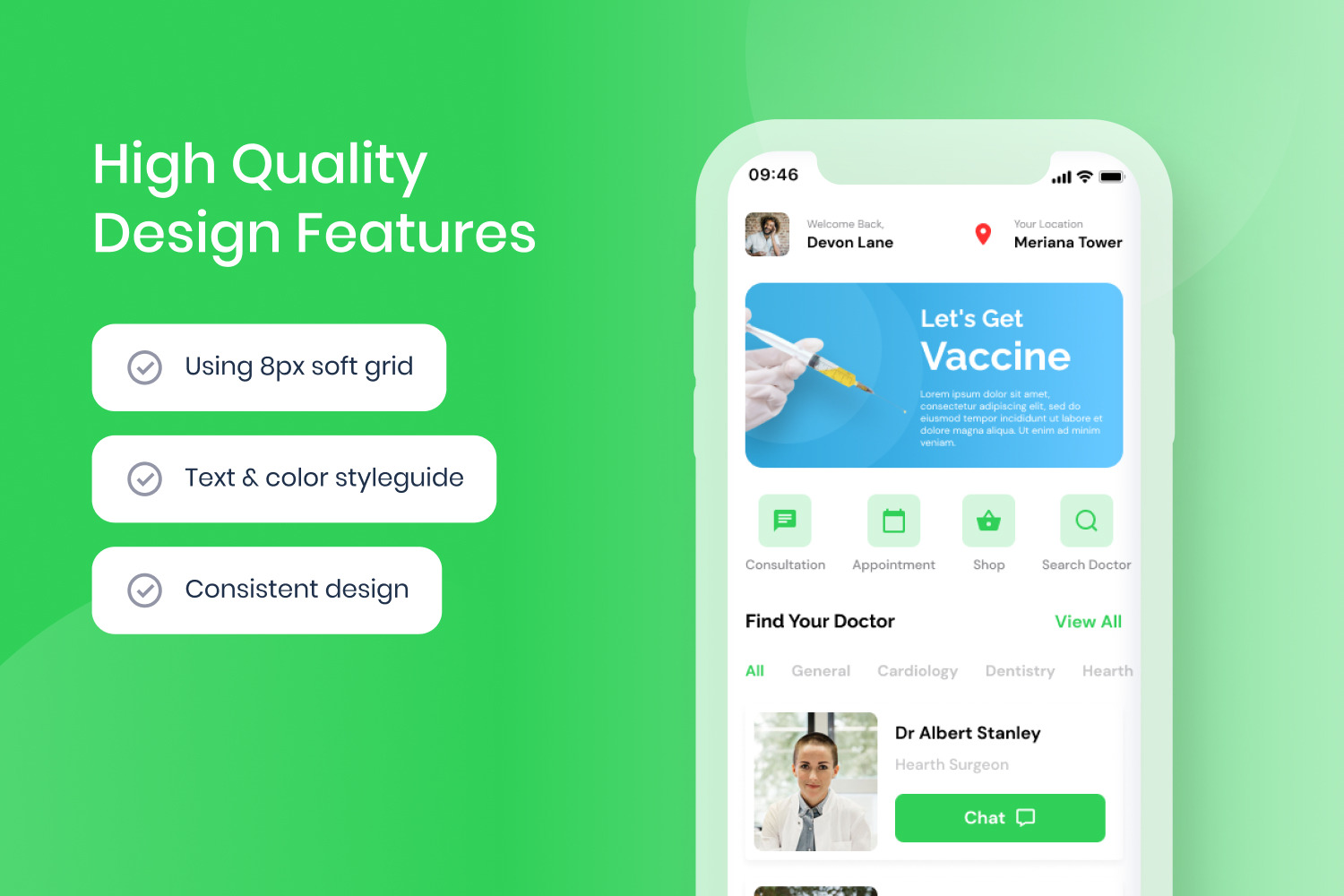 Doctor Consultations Mobile UI Kit Doctor Consultations Mobile UI Kit