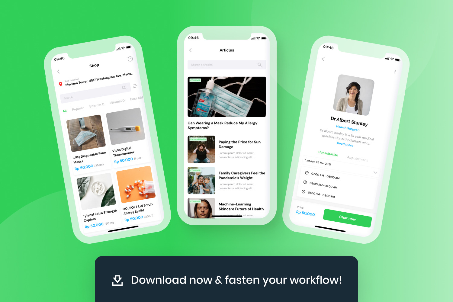 Doctor Consultations Mobile UI Kit Doctor Consultations Mobile UI Kit