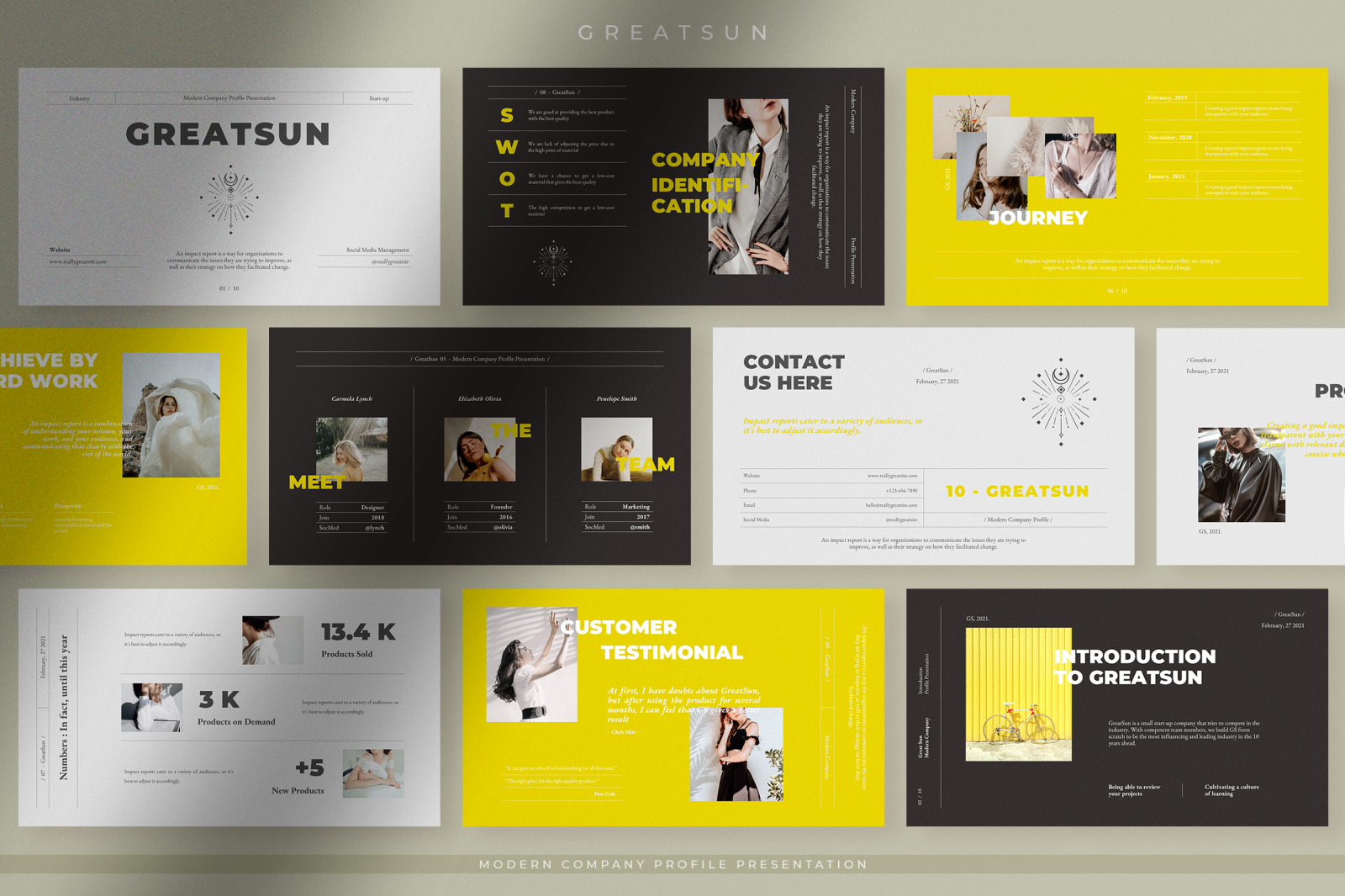 GreatSun Modern Company Presentation GreatSun Modern Company Presentation
