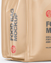 Kraft Food Bag Mockup