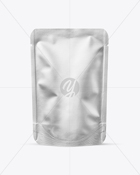 Metallic Stand-up Pouch Mockup