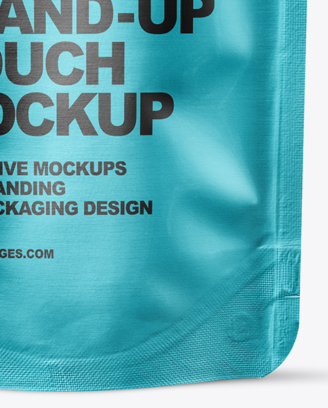 Metallic Stand-up Pouch Mockup