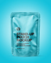 Metallic Stand-up Pouch Mockup