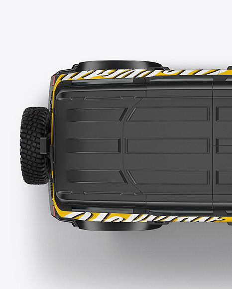 Off-Road SUV Mockup - Top View