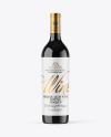 Dark Glass Wine Bottle Mockup