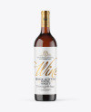 Amber Glass White Wine Bottle Mockup
