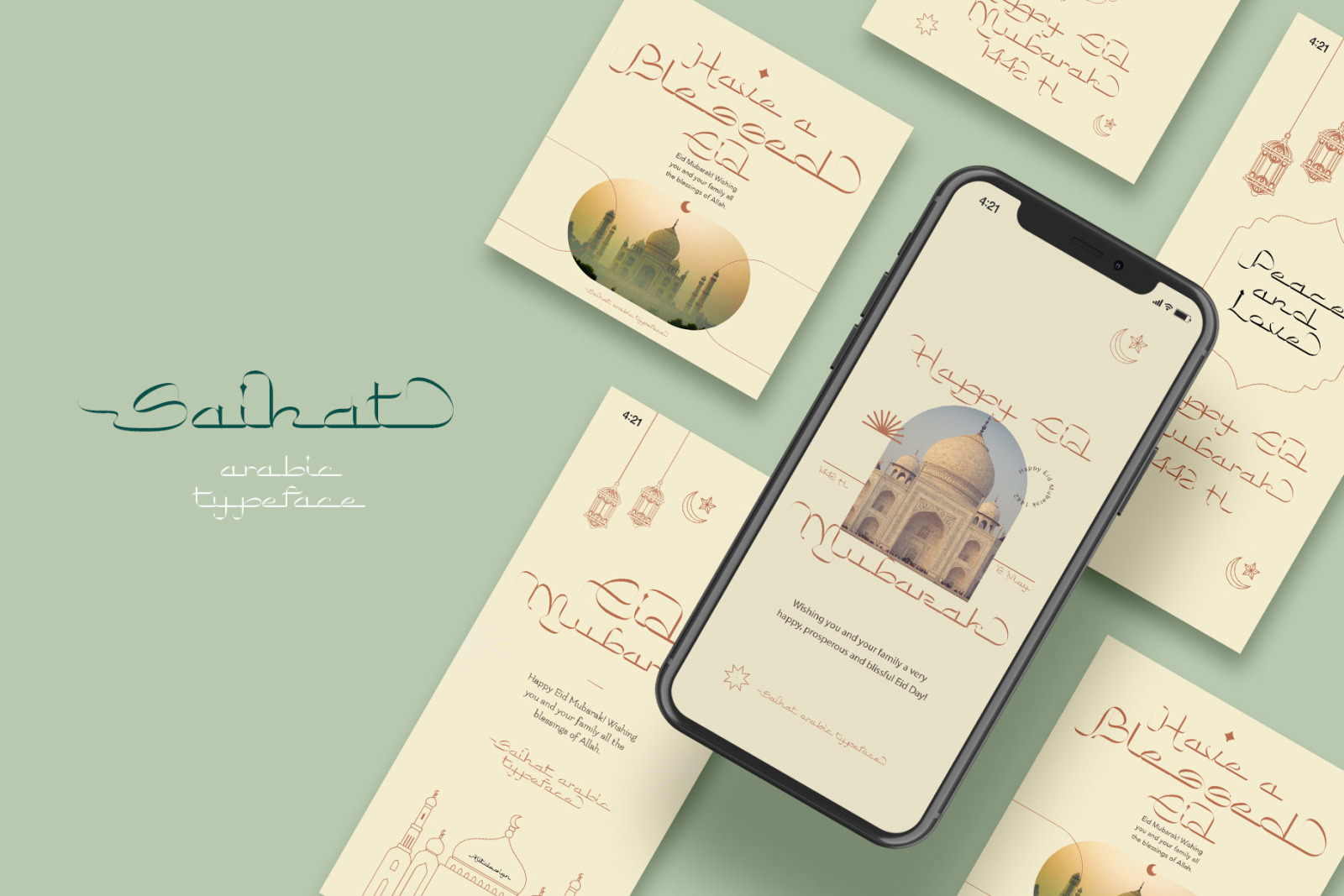 Saihat Arabic Typeface