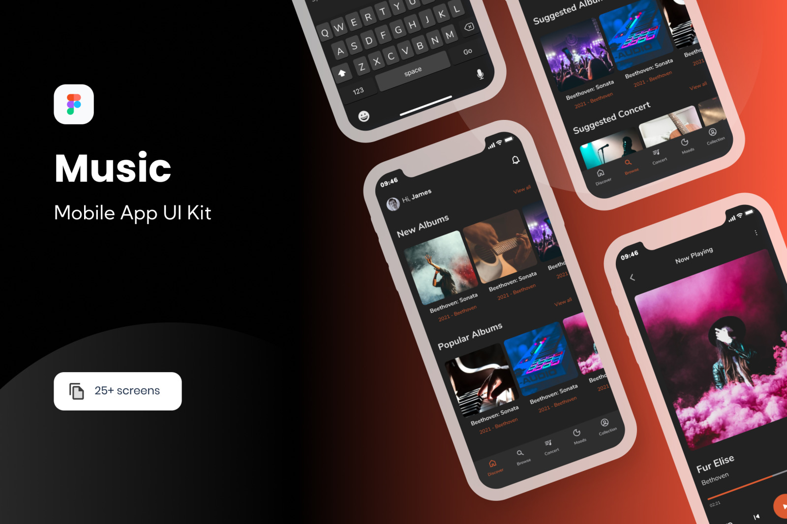 Classica - Music Mobile UI Kit Classica - Music Mobile UI Kit