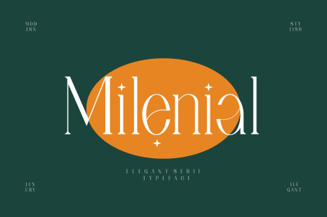 Milenial Serif Typeface - Beautiful font