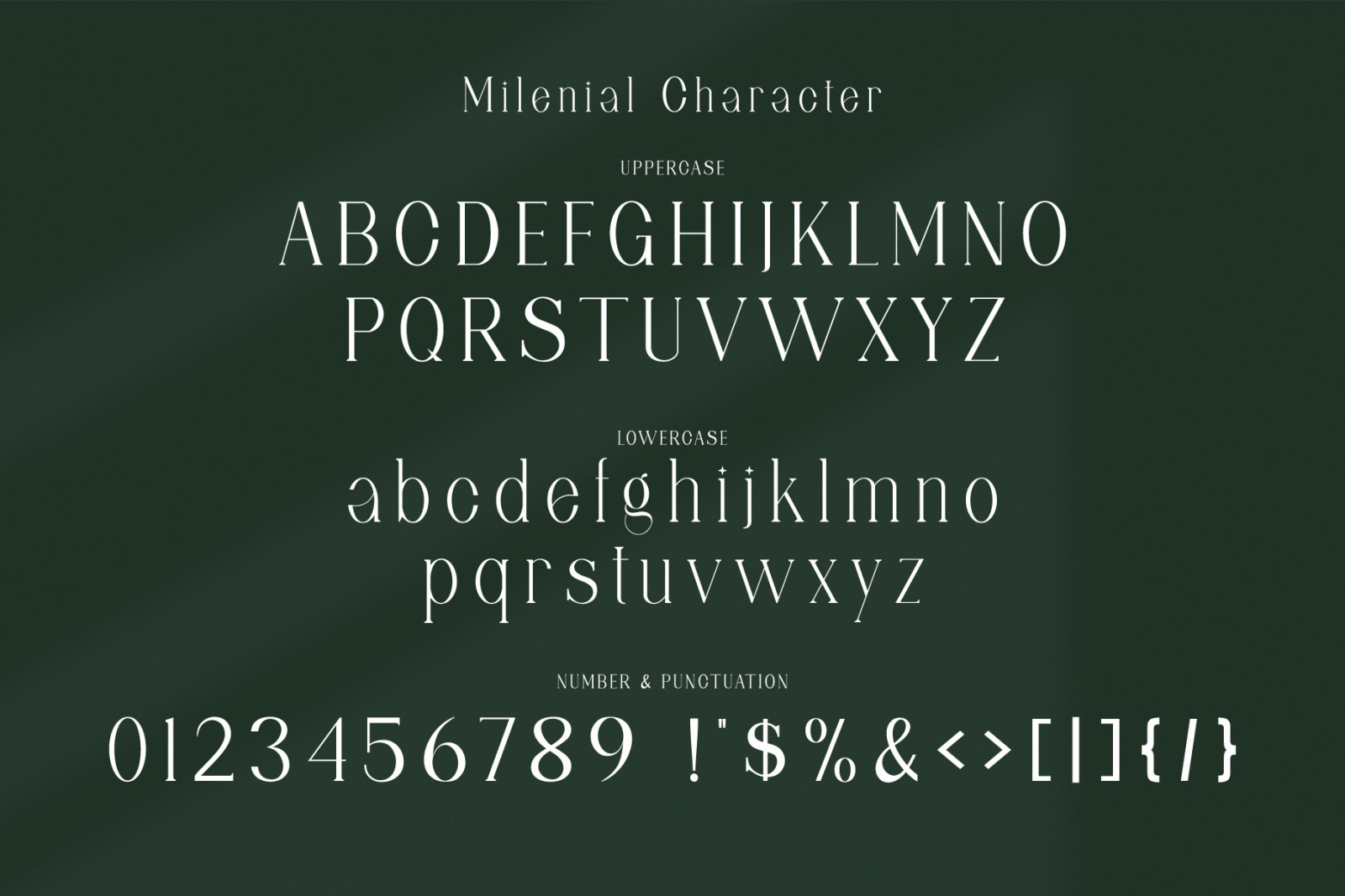 Milenial Serif Typeface