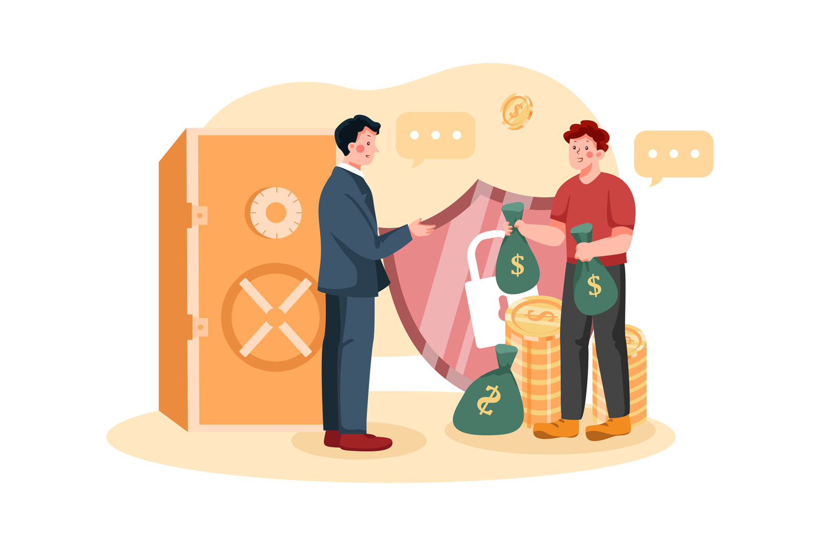 M304_ Insurance Agent Illustrations M304_ Insurance Agent Illustrations