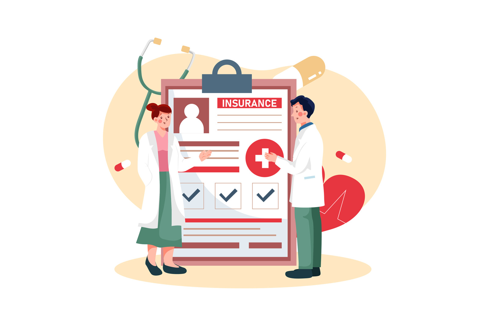 M304_ Insurance Agent Illustrations M304_ Insurance Agent Illustrations