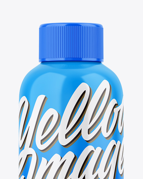 Glossy Bottle Mockup