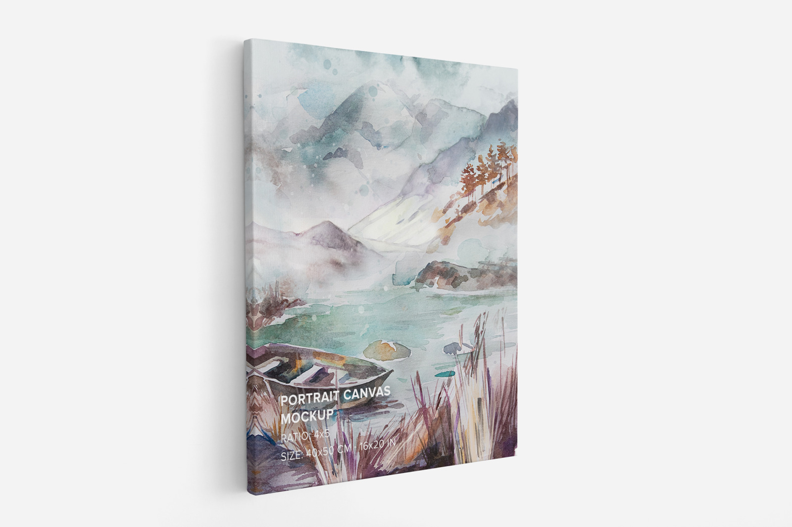 Portrait Canvas Ratio 4x5 Mockup Set Portrait Canvas Ratio 4x5 Mockup Set