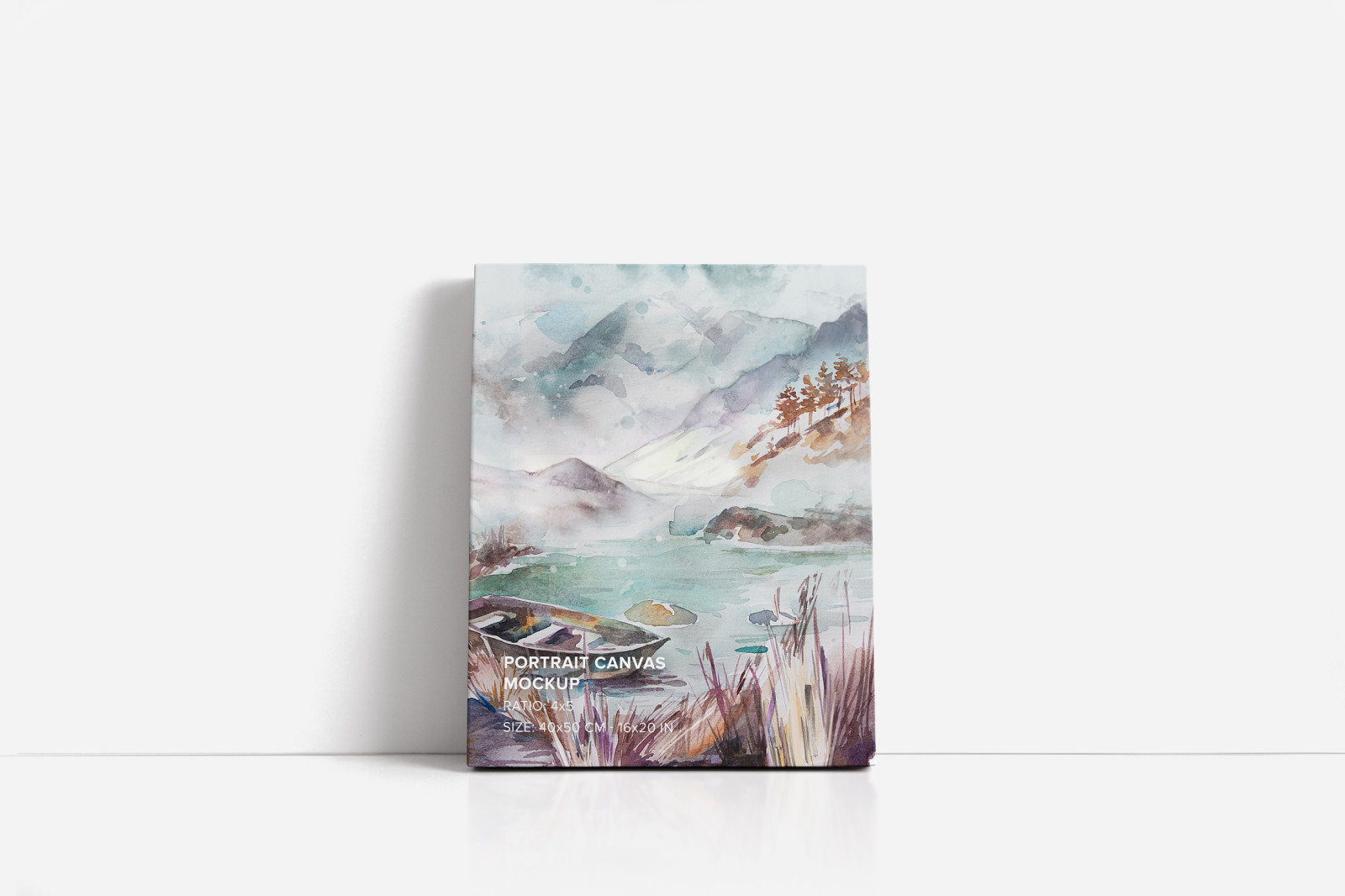 Portrait Canvas Ratio 4x5 Mockup Set Portrait Canvas Ratio 4x5 Mockup Set