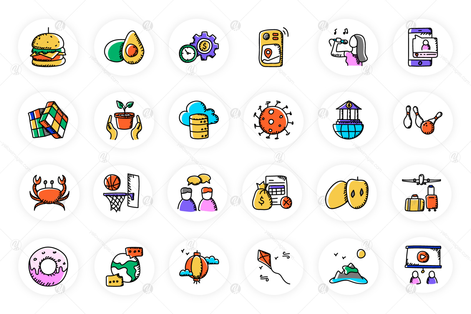 500 Doodle Icons