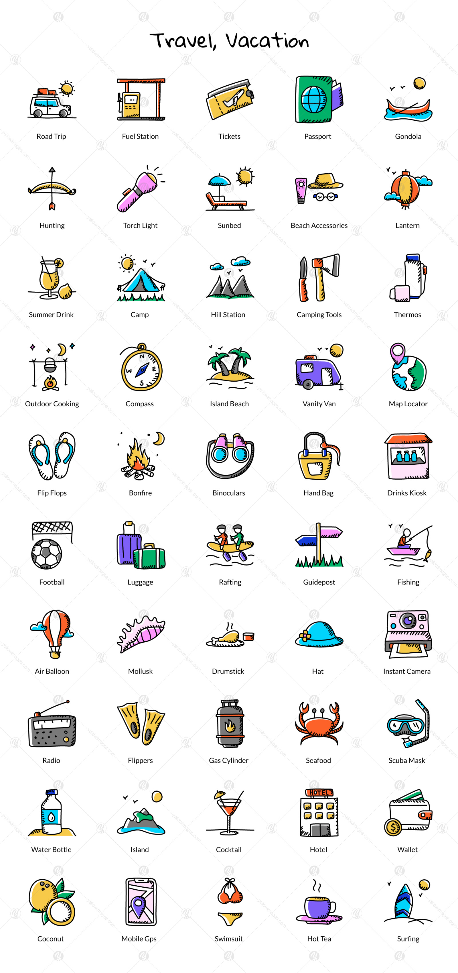 500 Doodle Icons