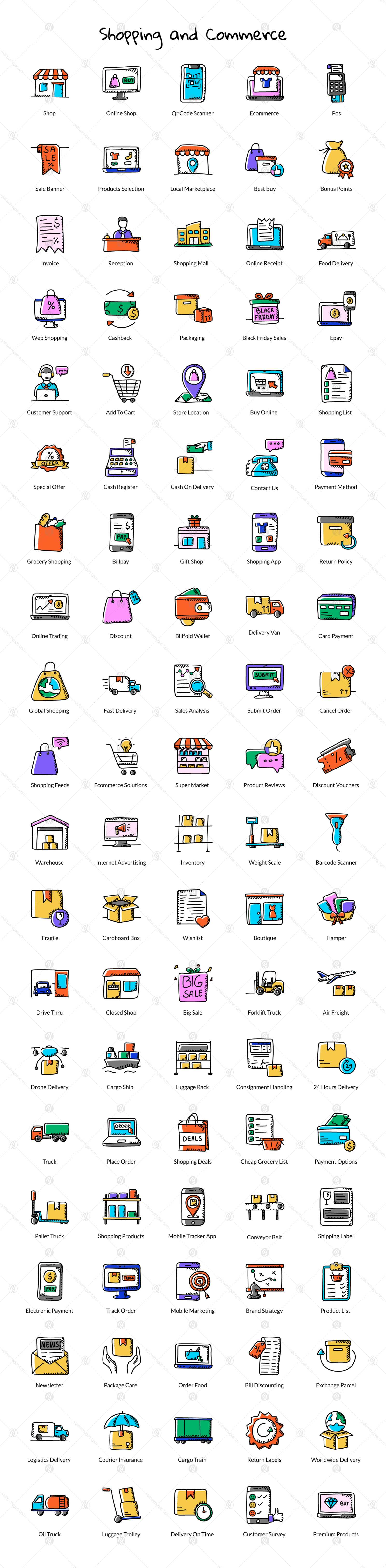 500 Doodle Icons 500 Doodle Icons