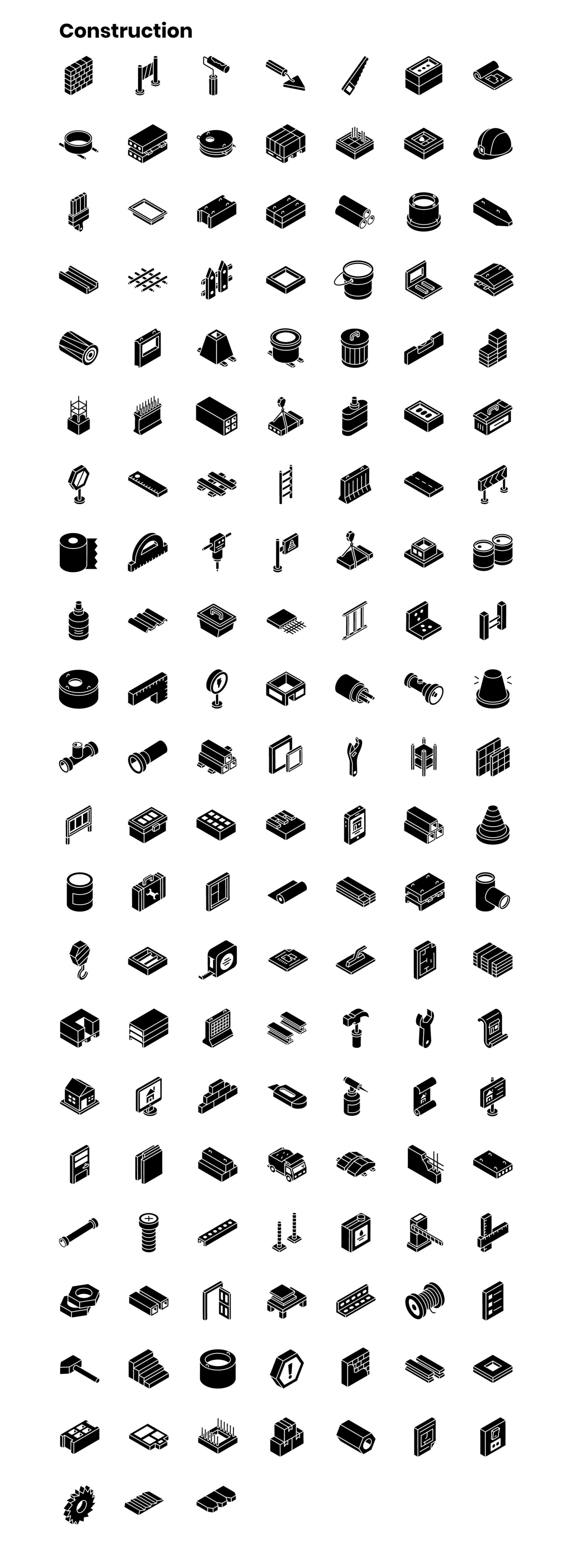 2000+ Isometric Icons Set