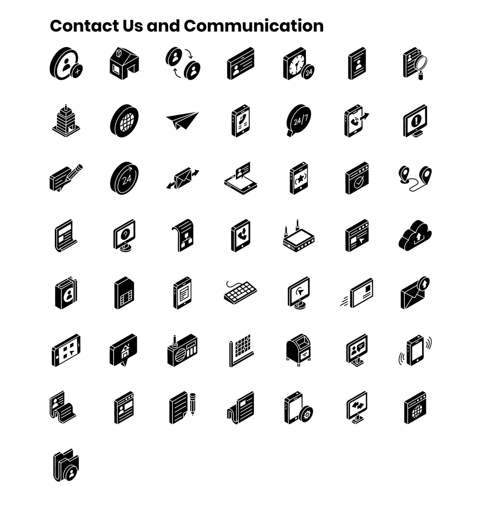 2000+ Isometric Icons Set