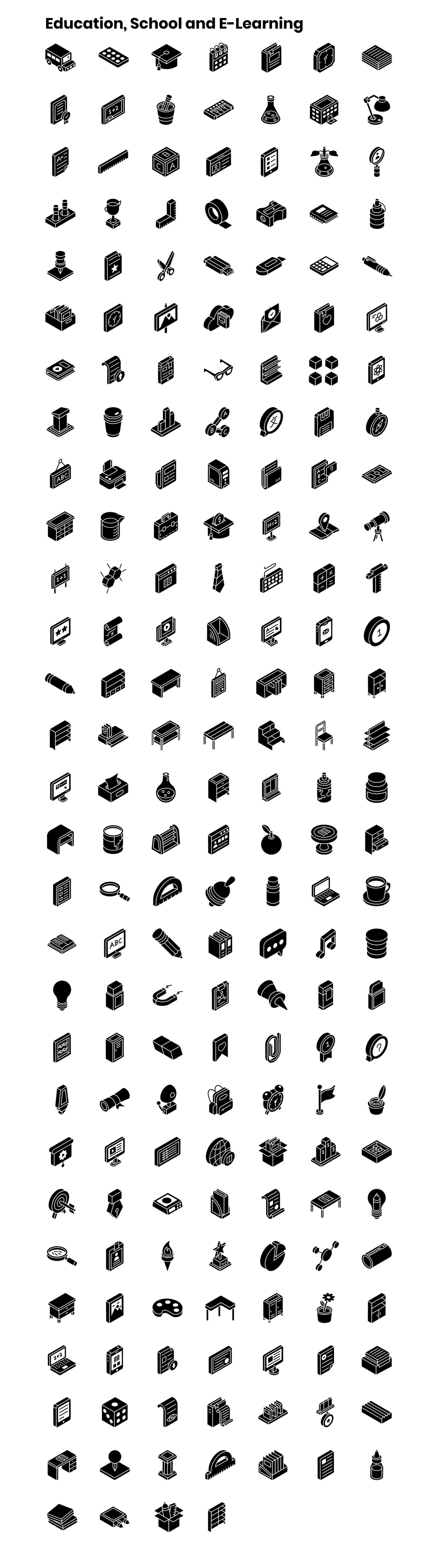 2000+ Isometric Icons Set 2000+ Isometric Icons Set