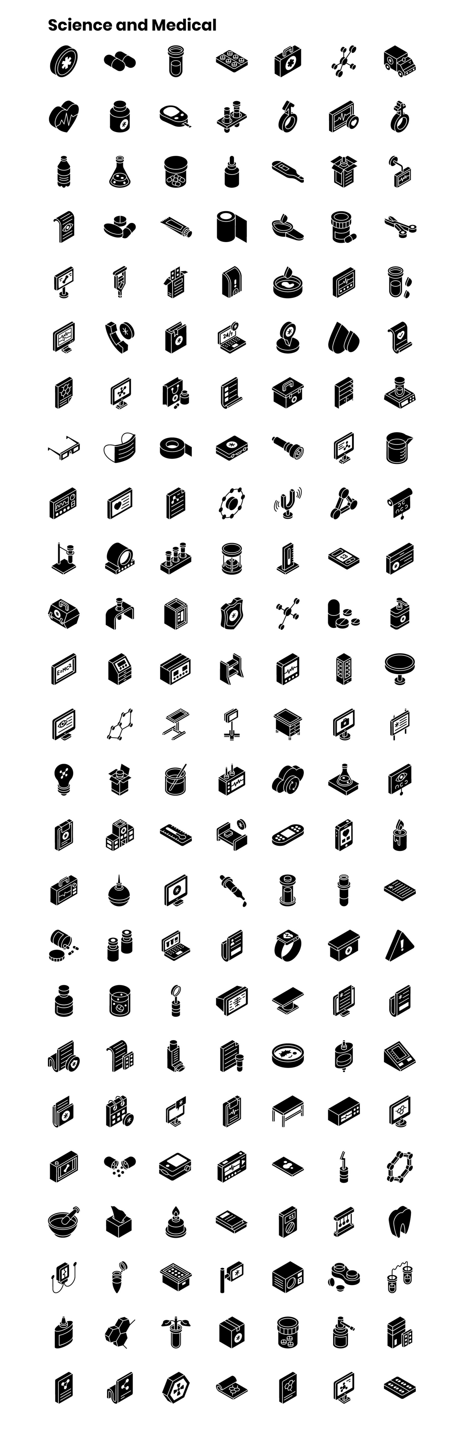 2000+ Isometric Icons Set 2000+ Isometric Icons Set