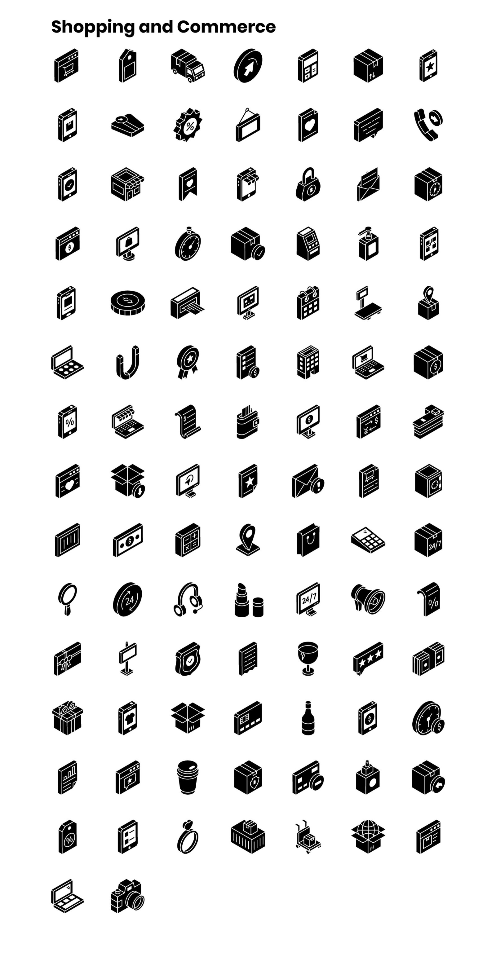 2000+ Isometric Icons Set 2000+ Isometric Icons Set