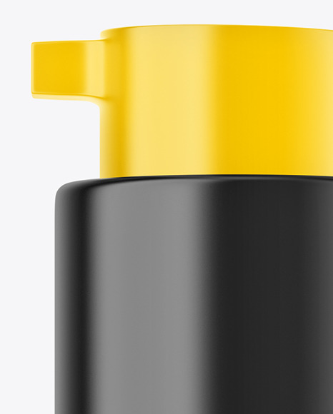 Cosmetic Bottle with Pump Mockup