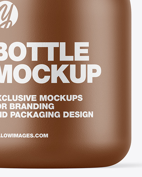 Textured Cosmetic Bottle Mockup