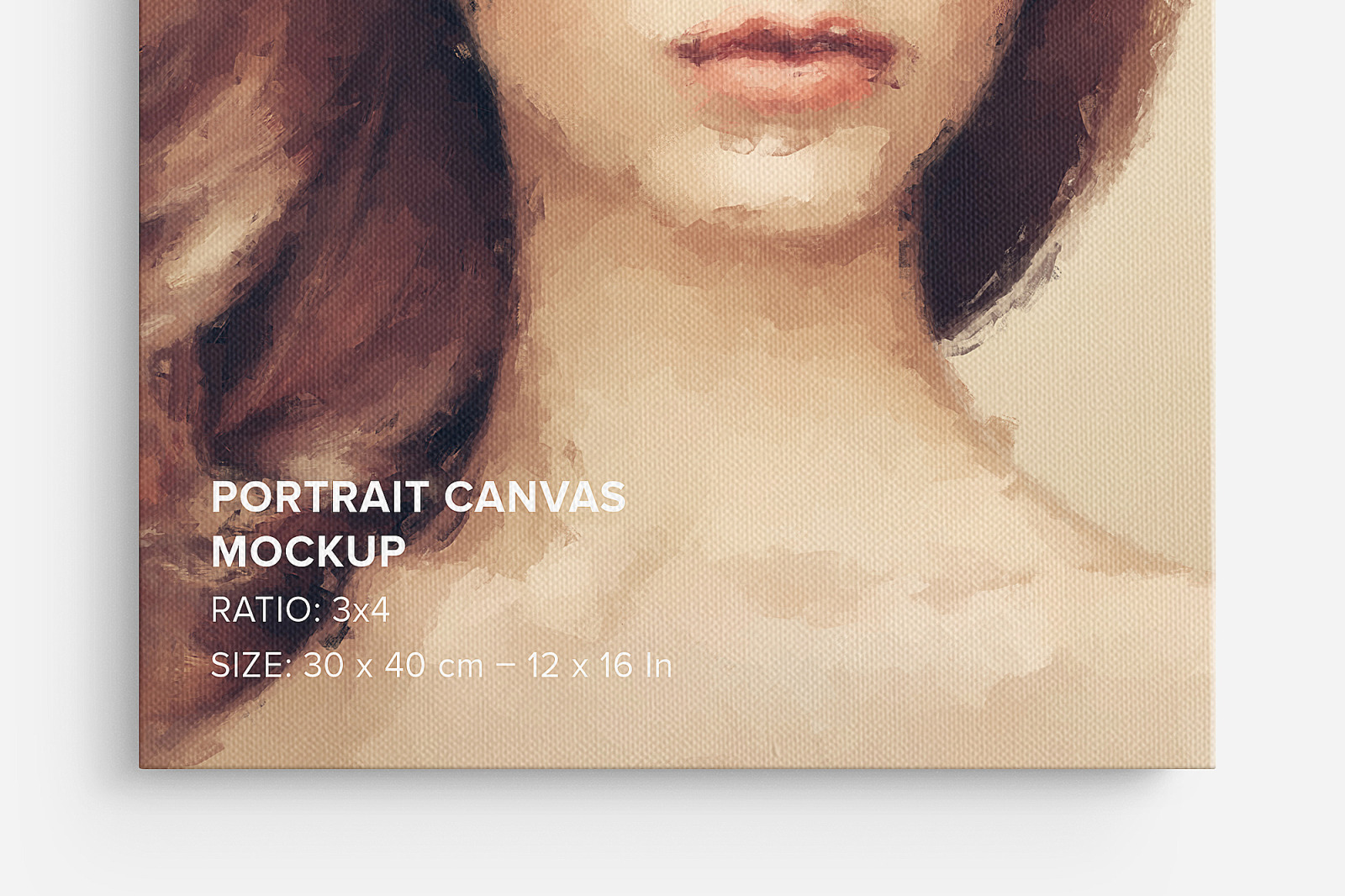 Portrait Canvas Ratio 3x4 Mockup Set Portrait Canvas Ratio 3x4 Mockup Set