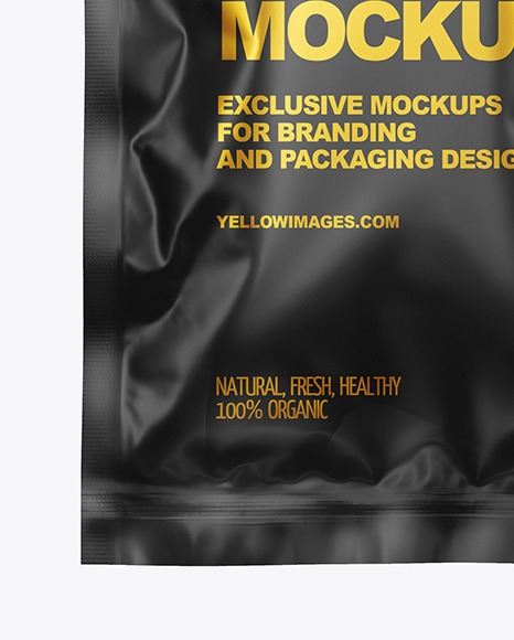 Matte Sachet Mockup