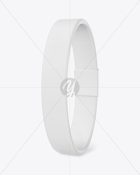 Textile Fabric Wristband Mockup