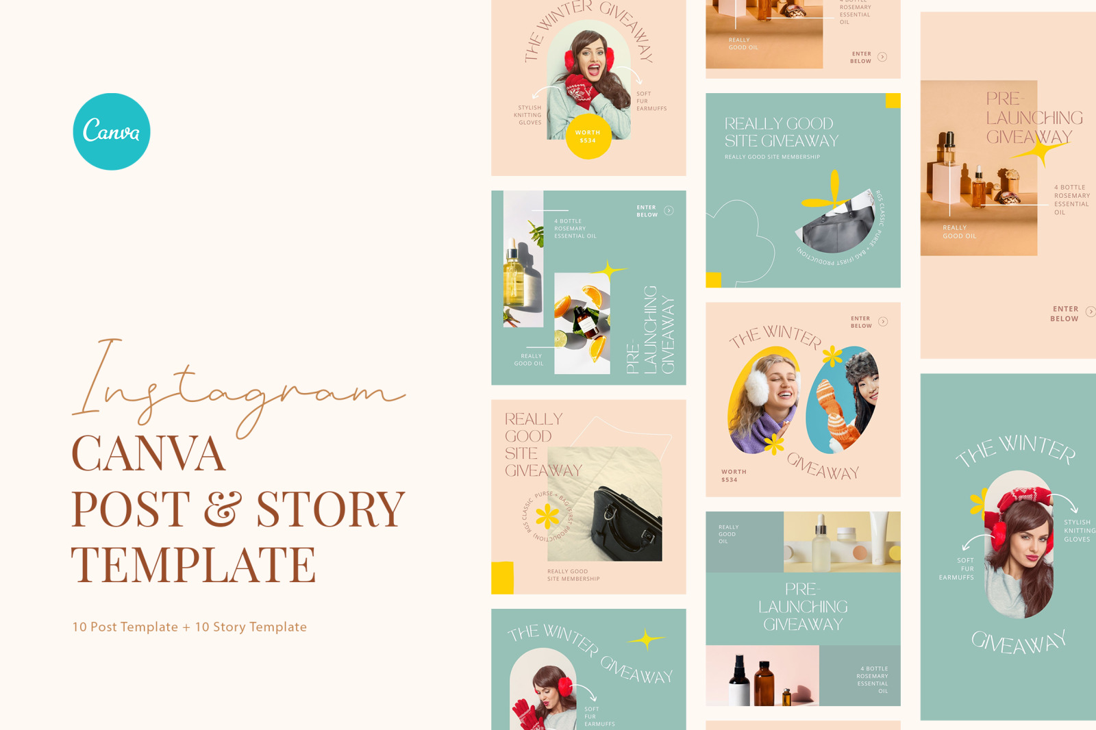 Minimalist Giveaway Instagram Canva Minimalist Giveaway Instagram Canva