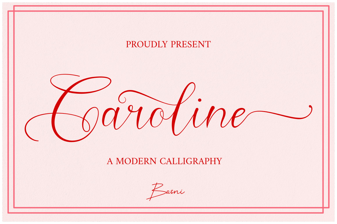 Caroline - Modern Calligraphy